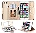 FYY Leather Case with Mirror for iPhone SE Case 2022 (3rd Gen)/iPhone SE Case 2020 (2nd Gen)/iPhone 7 Case/iPhone 8 Case 4.7