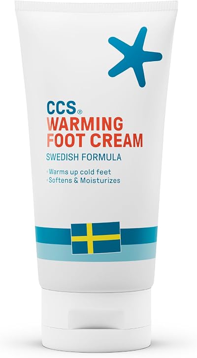 CCS Warming Foot Cream 150ml - Moisturising & Soothing Dry Feet