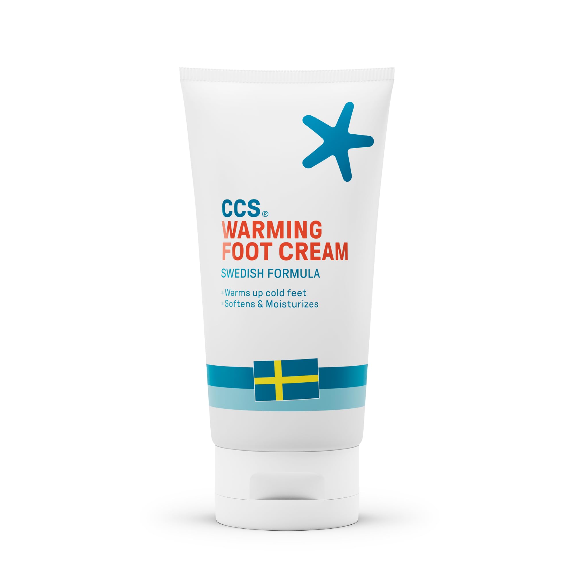 CCS Warming Foot Cream 150 ml - Moisturise and Soften Dry Skin and Cold Feet with a warming sensation