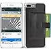 Distil Union Wally Ether iPhone 7 Plus Wallet Case - Shell Case with Slim Leather Wallet (Ink)