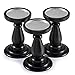 Air Zuker Wood Pillar Candle Holders, Set of 3 Height 7