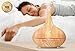 Bel Air Naturals Large 300mL Essential Oil Diffuser for Home, Office & Bedroom - Ultrasonic Cool Mist Aroma Humidifier Bacteria Cleaner