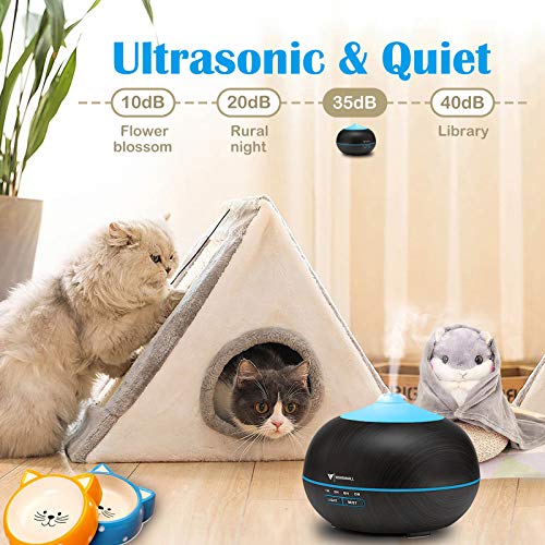 TENSWALL Essential Oil Diffuser, 400ml Ultrasonic Diffusers for Essential Oils - Image 4