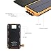 Solar Power Bank, X-DRAGON 10000mAh Solar Charger with 3 Solar Panels,Dual USB, Bright LED Portable Rugged Shockproof Dual USB Solar Battery Charger for iPhone, Cell Phone and More-Orange