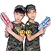 GoBroBrand Laser Tag Gun Toy Blast Set - The Lazer tag Gun set includes 4 Team player settings, 2 guns 2 Badges, 2 Belts, 10 Cards, - Best Toy Gift Kids For Boys Girls age 3, 4, 5, 6 - 12yrs old