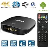 Edal Android 6.0 TV Box Amlogic T95D (RK3229 CPU) 1GB DDR 8GB Flash with Remote Control HD 2.0 up to 4k2k Output Support 1080P/AV/Dolby/3G