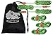 Chill Gorilla 6 Pack 4mm Reflective Tent Guide Rope Guy Line Cord & Adjusters. Lightweight for Rain Tarps, Tents, Hiking, Backpacking. Essential Camping Survival Gear & Accessories. 78 feet. Green