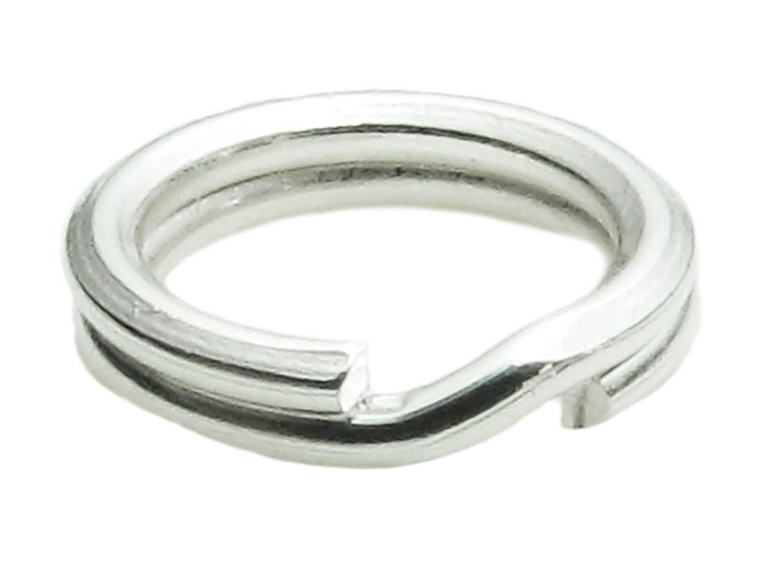 20pcs 6mm Sterling Silver Split Jump Ring Split Connector