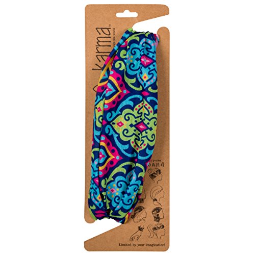 Karma Gifts Wide Headband, Spanish Blue