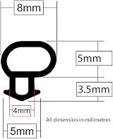 Stormguard 25 m Black UPVC Replacement Door & Window Seal view 2