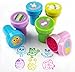 TINYMILLS 50 Pcs Easter Assorted Stampers for Kids Easter Egg Fillers Easter Basket Stuffers Classroom Rewards Church Easter Egg Hunt VBS Sunday School Rewards