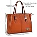 Best Laptop Bags for Women,15.6 Inch Women Briefcase Large Wing Designer Work Tote Computer Bag,Brown