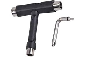 Fashion Processed2PCS Skate Tool Portable Multi-Function Skateboard T Tool Accessories with T Type Inner Hexagon Spanner and 