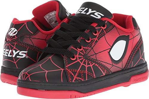 Heelys Unisex Propel 2.0 Spider-Man (Little Kid/Big Kid/Adult) Black/Red 1 M US Little Kid Heelys Unisex Propel 2.0 Spider-Man (Little Kid/Big Kid/Adult) Black/Red 1 M US Little Kid