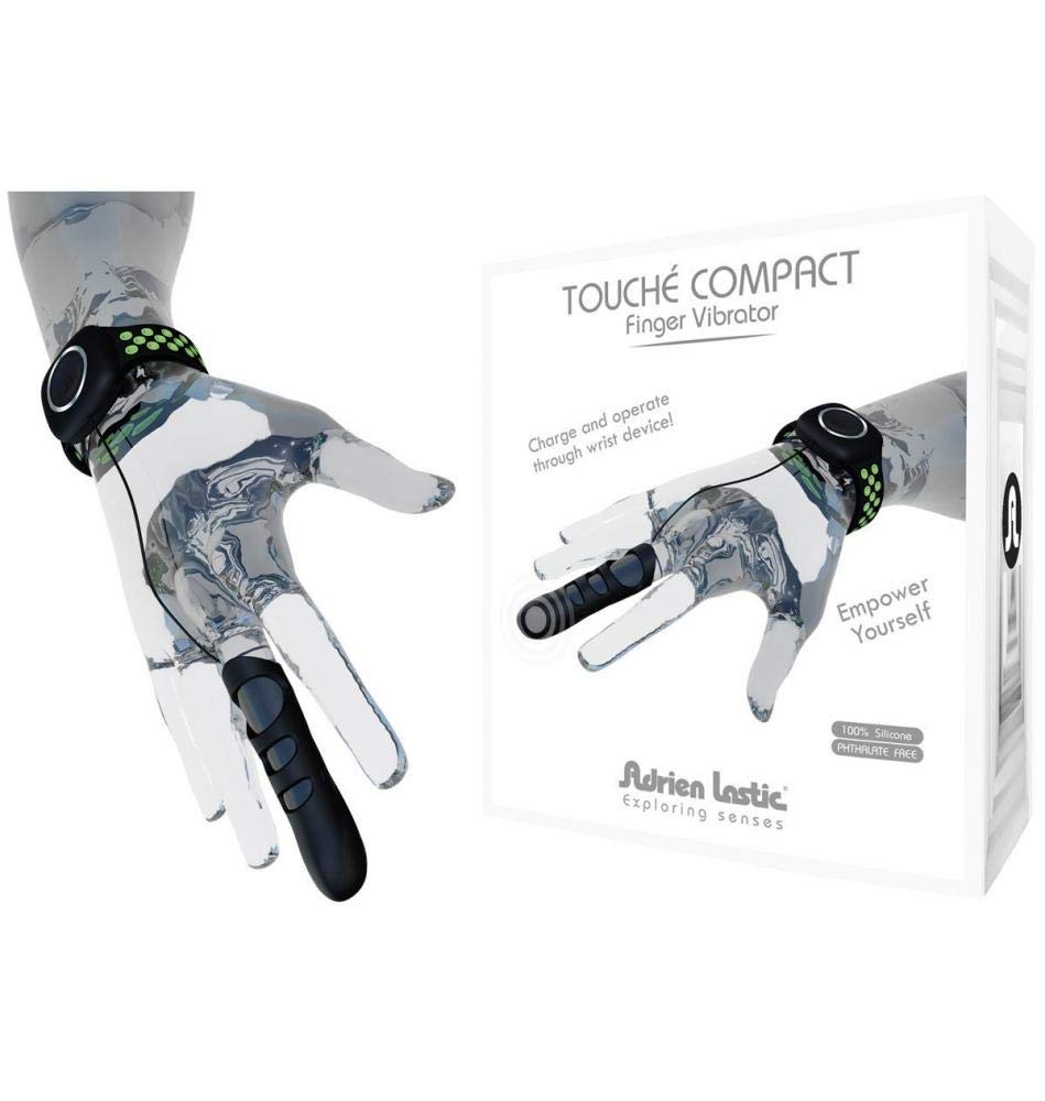 Adrien Lastic - Touch Vibrating Finger Sleeve - S - Black