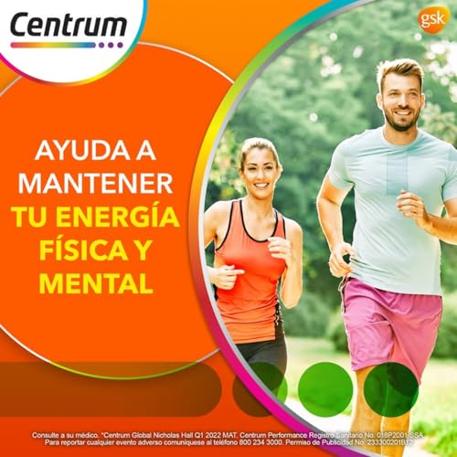 Centrum Multivitamínico Performance Frasco con 30 tabletas