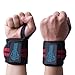 Best Wrist Wraps and Lifting Straps Combo, Professional Bodybuilding Tool for Men&Women, Gym Support Bandage Training Bowling Yoga, Handguard Weightlifting with Thumb Loop Gear Deadlifting