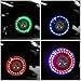 1pcs Solar Power Car/ Bike/ Motorcycle Colorful LED Flash Wheel Tyre Tire Lamp Decorate Light Cap