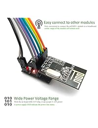 lenitech 4pcs Breakout adaptador para NRF24L01 + con 3.3 V regulador de a bordo