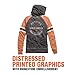 Harley-Davidson Women's Genuine Oil Can Burnout Graphic Full Zip Hoodie (Grey)
