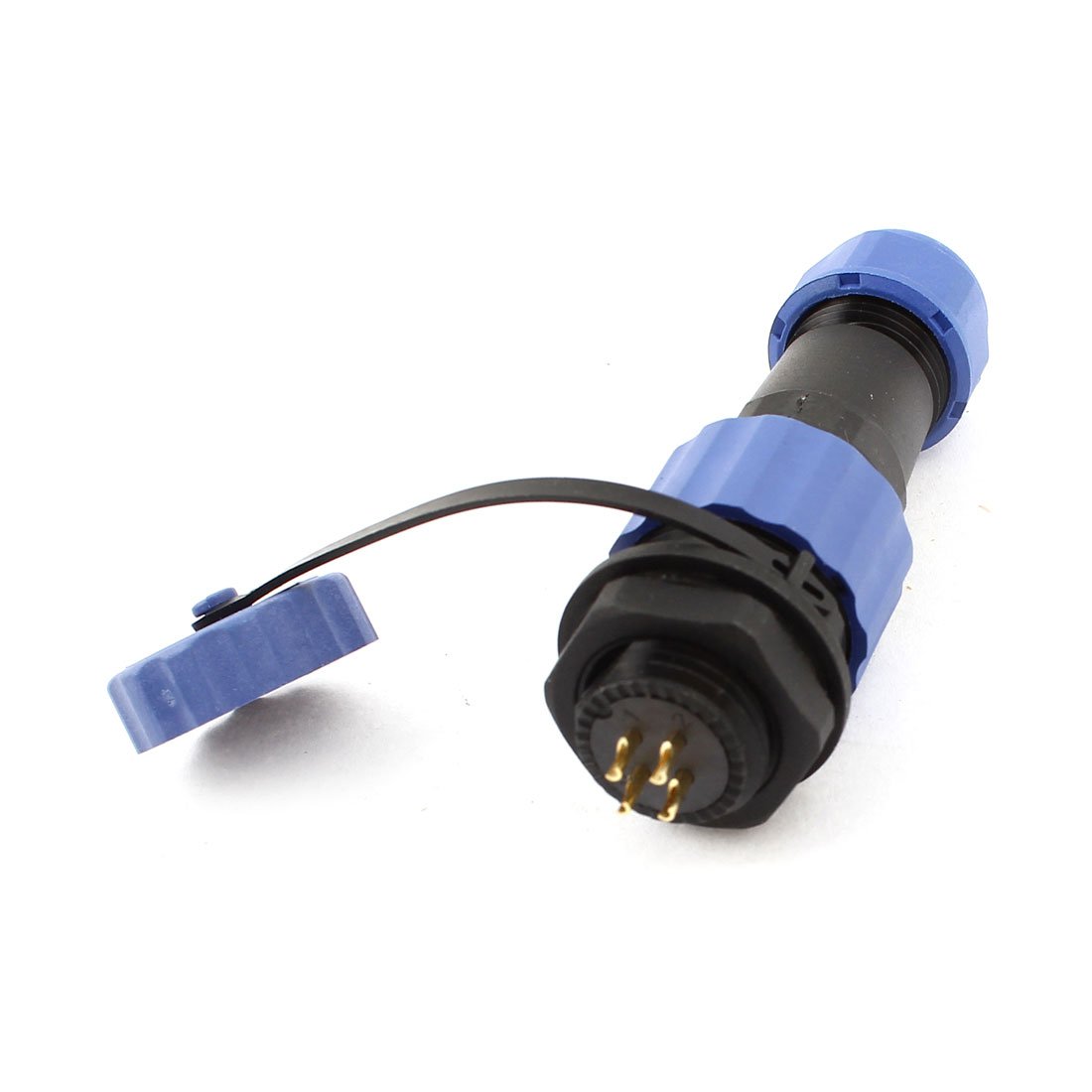 sourcing map SD16 16mm 4 Pin Waterproof Aviation Plug Socket Cable Connector IP68