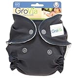 Grovia Organic Cotton Newborn All In One (AIO) Diaper - New Style - Cloud