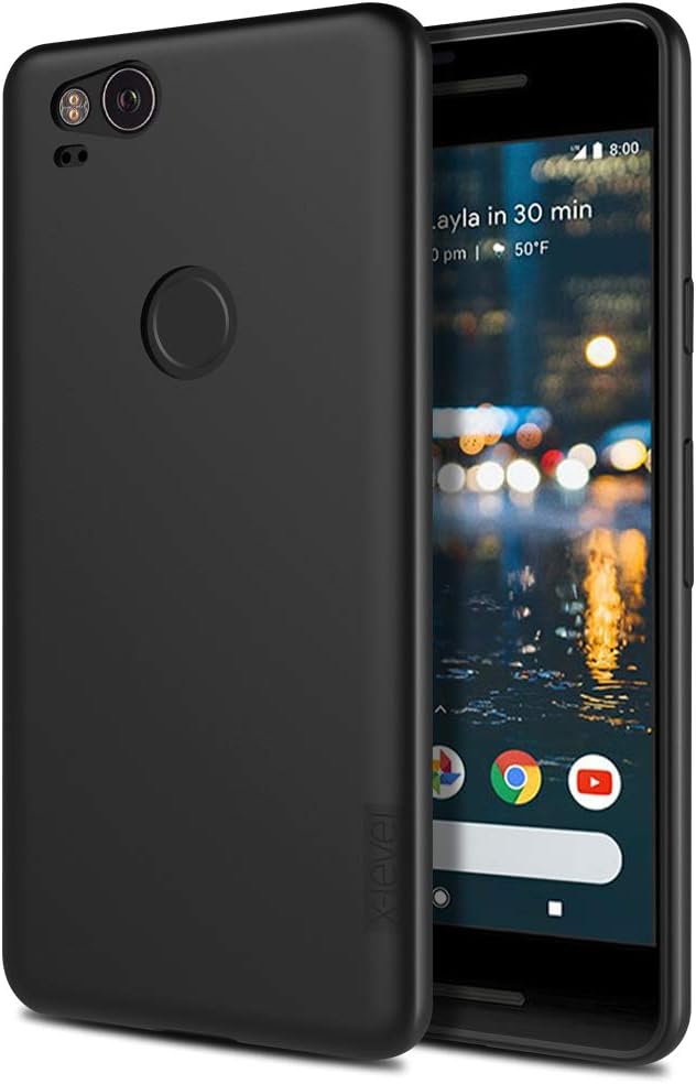 HYAIZLZ Google Pixel 3a XL Case Clear Thin Soft TPU Matte Slim Fit Protective Back Cover for Google Pixel 3a XL,Color Black