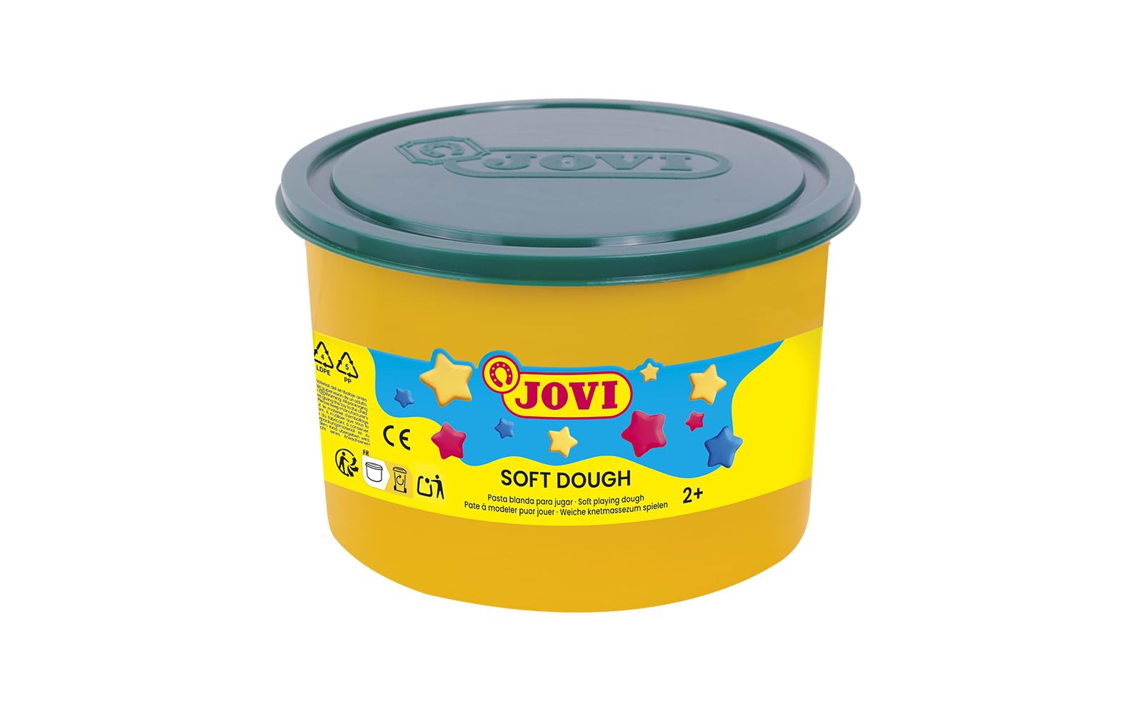 Jovi Blandiver Clay, Extra Soft Putty for Children from 2 Years, Green, 1 Tin, 460 g