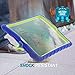 Gumdrop Hideaway Case with Kickstand for the Apple iPad 9.7 (6th and 5th Gen) Tablet for K-12 Students, Teachers and Kids - Royal Blue/Lime, Shock Absorbing, Rugged, Extreme Drop Protection