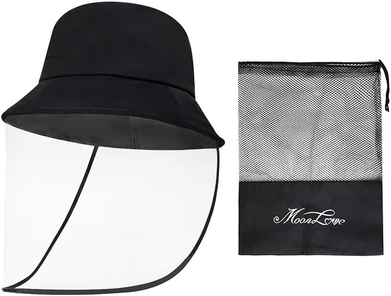 Women Men Outdoor Fisherman Hat Removable Sun Protection Sun Hat Anti-Fog Dustproof Bucket Cap Fishing Hat