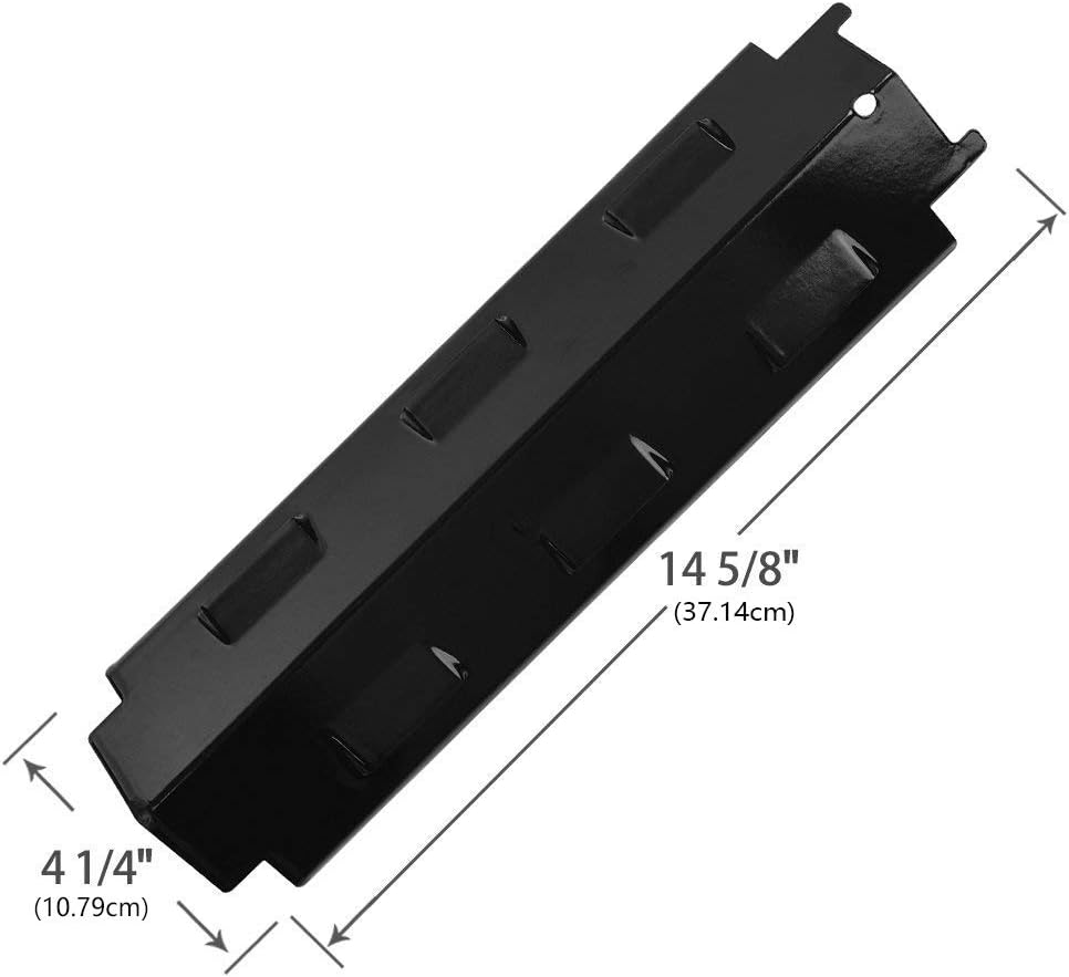 GFTIME 37CM Heat Plate for Charbroil Kenmore, Thermos, Master Forge, Uniflame 750, Savor Pro, Porcelain Steel Heat Shield - Image 3