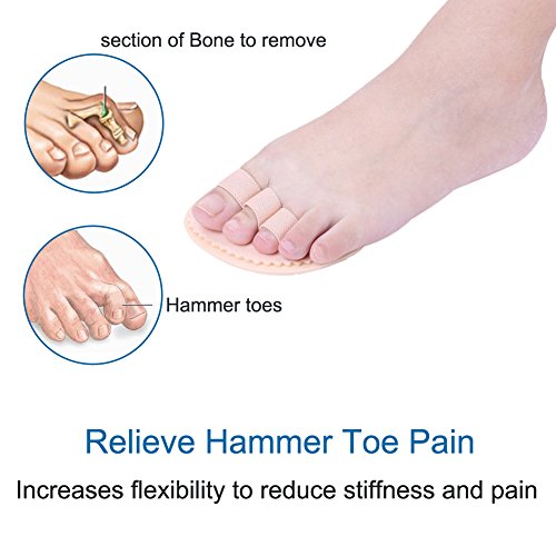 image for Dr.Tu Triple Toes Straightener,Hammer Crooked Overlapping Toe Splint C