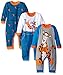Disney Baby Tigger Coveralls, Blue, 9 Months (Pack of 3)
