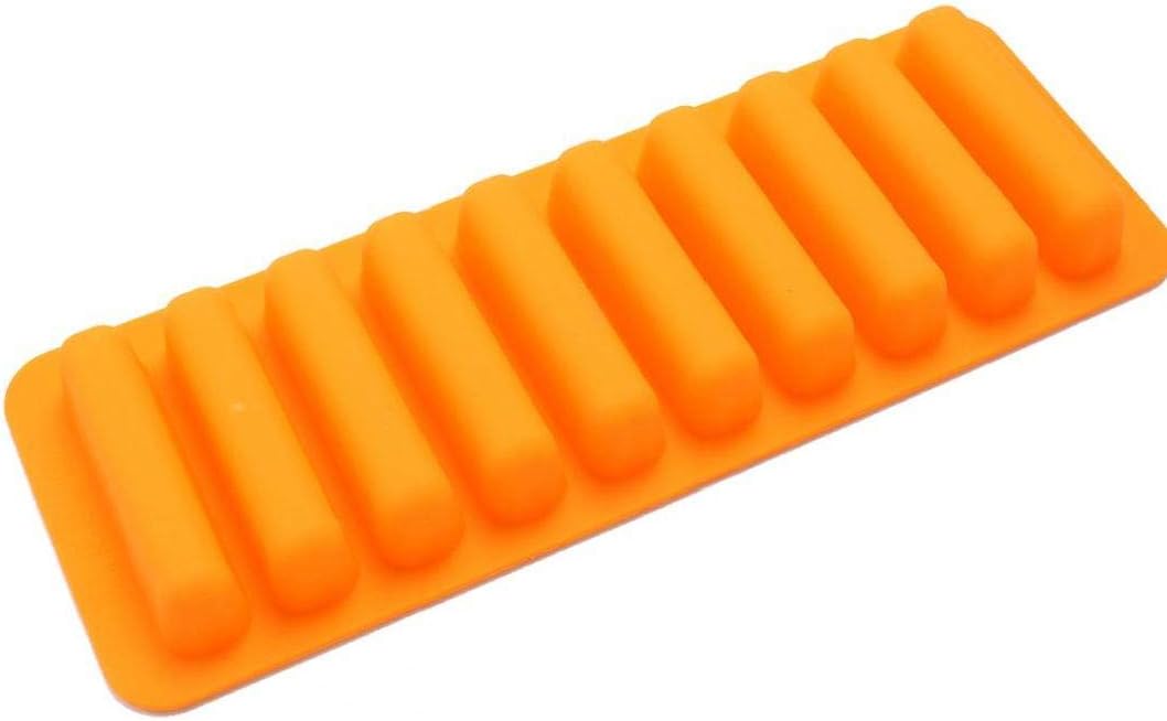 Napravi Rs Ustensiles A Patisserie Patisserie Silicon Ice Cubes Moule Finger Biscuit 10 Trous Outils De Gateau Moule Cuisine Ustensiles De Cuisson Anti Adhesif Silicone Cylindrique Silicone Ice Lattice Moule Diy Cuisine Ustensiles De