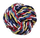 Mittsy Tough durable dog rope ball cotton chew toy