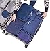 Fantasy Packing cubes Organizers for Travel Camping for Clothing Cosmetics Socks Underwares Bras Ties, Set of 6