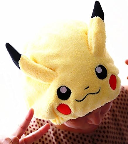CJB Pikachu Bath Water Absorbent Shower Cap Costume for Kids (US Seller)