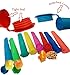 Silicone Ice Pop Maker Tube Molds, Set of 10, Assorted Colors