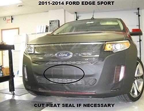 Lebra 2 piece Front End Cover Black - Car Mask Bra - Fits - Ford Edge Sport 2011-2014