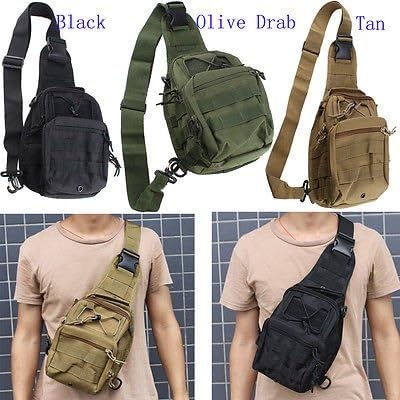 Outdoor Sport Camp Hiking Shoulder Sling Bag Military Tactical Backpack Rucksack | Add to watch list