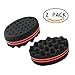 Qimisi Magic Hair Sponge Brush Comb for Twists, Afros, Coils, Dreadlocks (2 PCs)