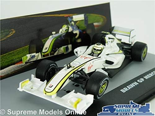 Supreme Models BRAWN MERCEDES FORMULA 1 ONE MODEL RACING CAR 1:43 SIZE IXO BARRICHELLO 2009 R0