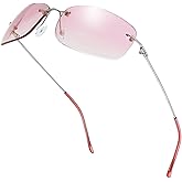 The Fresh Minimalist Small Rectangular Sunglasses Clear Eyewear - Exquisite Packaging