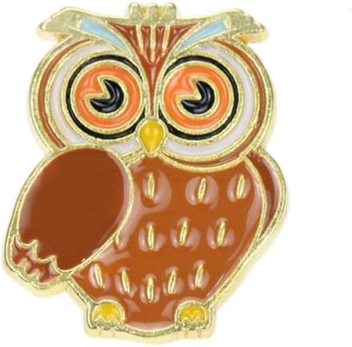 Amazon Fablcrew かわいいフクロウ ブローチ 面白い動物 ブローチ おしゃれ レディース 女性 女の子 アクセサリー プレゼント 誕生日 クリスマス 記念日 合金 ブローチ 通販