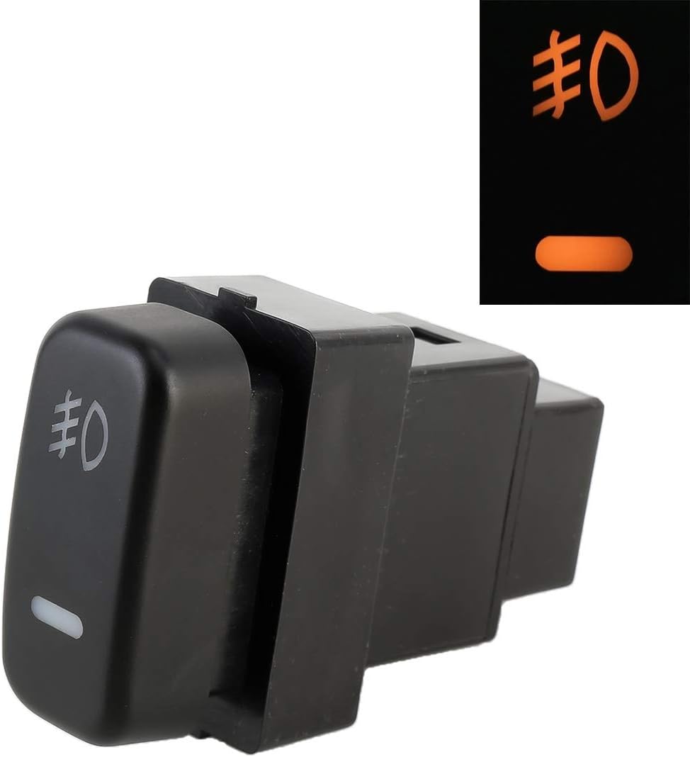 Car Switch Button Car Fog LED Light Rocker Switch Lamp Light On-Off Button Car Switche, without Cable, Suitable for Mitsubishi