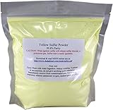 Duda Energy sulfur1 1 lb. Ground Yellow Sulfur Powder Feed Grade Pure Elemental Commercial Flour, No Additives Brimstone