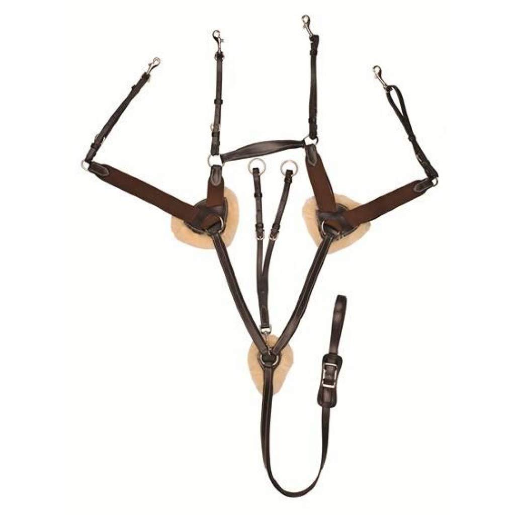HKM SPORTS EQUIPMENT 4154 Breastplate, Brown, One Size