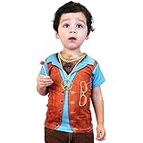 Toddler 1970s Hairy Chest Costume T-Shirt