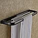 Rozin Oil Rubbed Bronze Double Towel Bars Wall Mounted Towel Rack