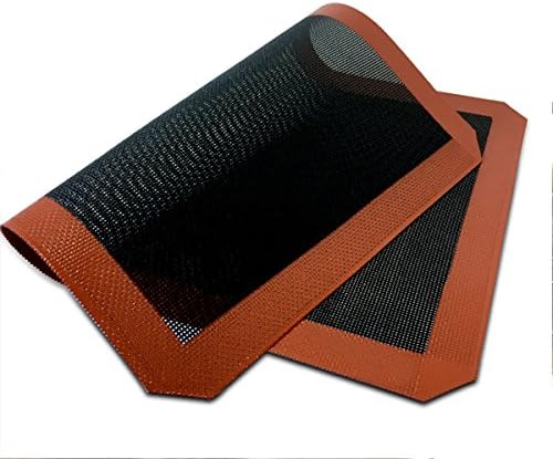 HomeJun Bread Baking Mat, Grill Mat, 100% Non-stick, FDA Approved, Reusable, Easy to Clean, Perforated Steaming Mesh (11.8" x 15.6")